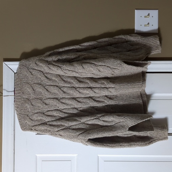 SKIN Abrielle $298 Alpaca Blend Sweater in Jute Small - Picture 5 of 8